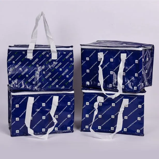 PP Woven Insulted Cooler Bag With Zipper